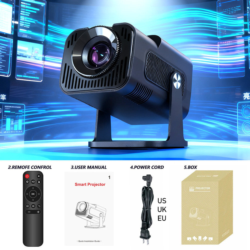 HY320 Mini Android 14 Gimbal Projector