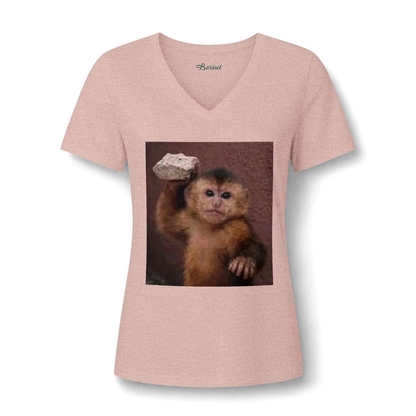 Women's Relaxed Heather CVC V-Neck Tee