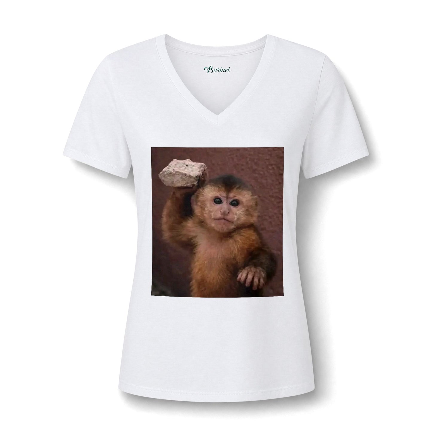 Women's Relaxed Heather CVC V-Neck Tee