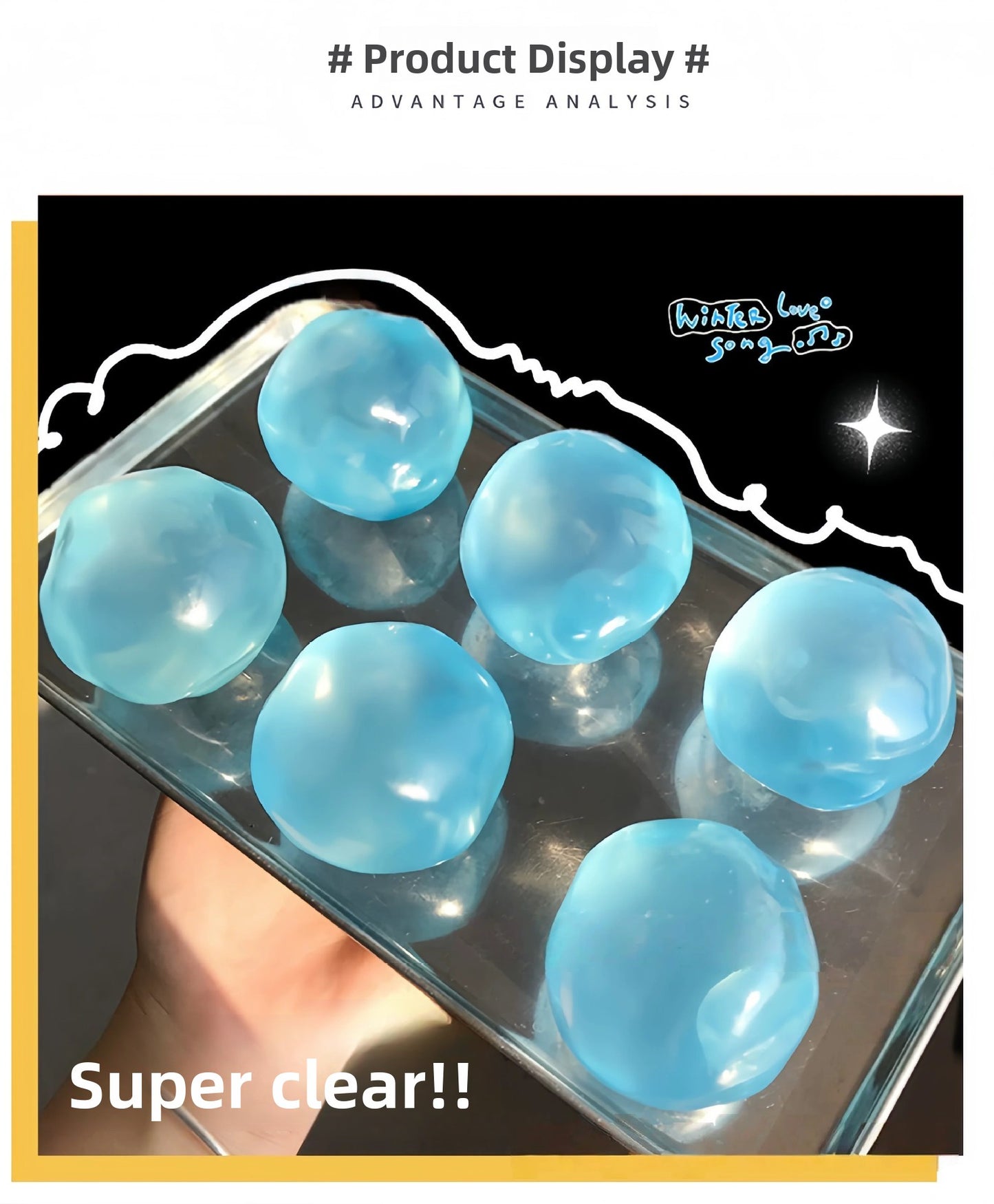 Coconut oil squeeze relaxation ball