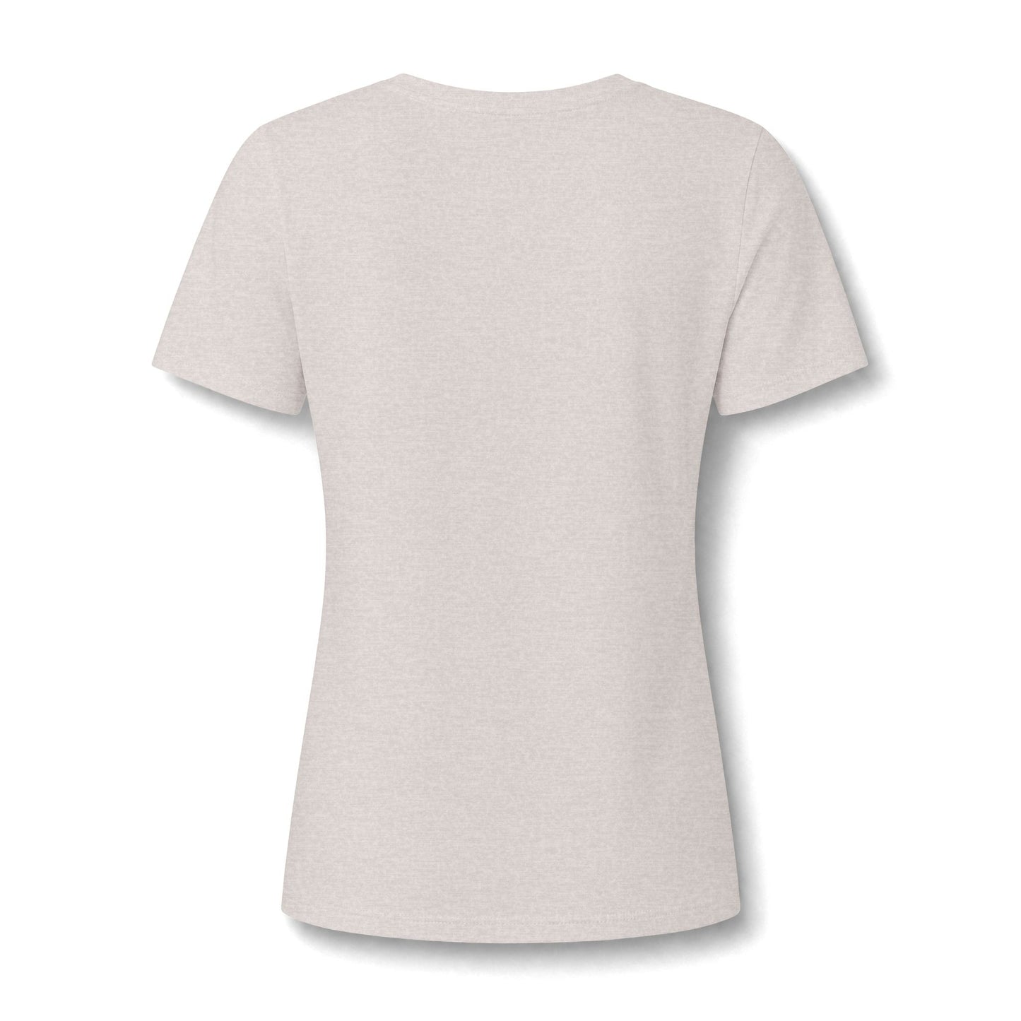 Women's Relaxed Heather CVC V-Neck Tee
