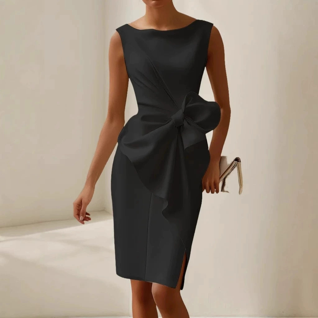 Bow Decorated Tank Dress