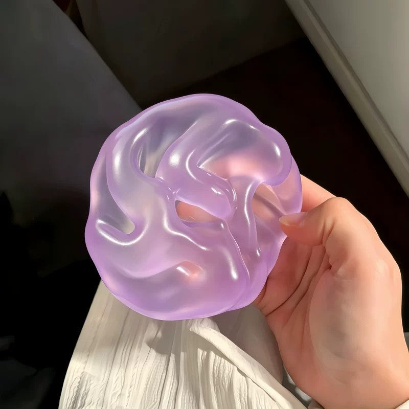 Coconut oil squeeze relaxation ball