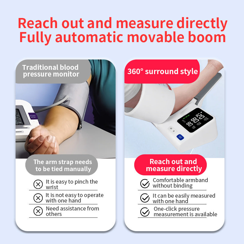 Automatic Digital Blood Pressure Monitor with Voice Announcement