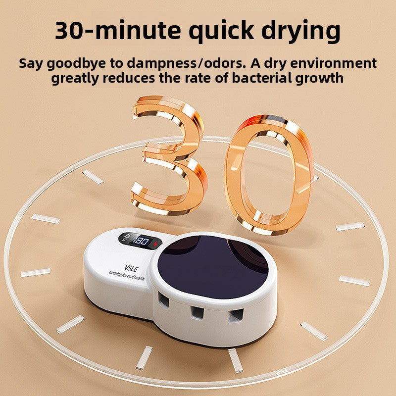 Intelligent UV Toothbrush Sterilizer and Drying Rack