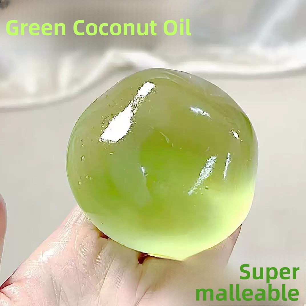 Coconut oil squeeze relaxation ball