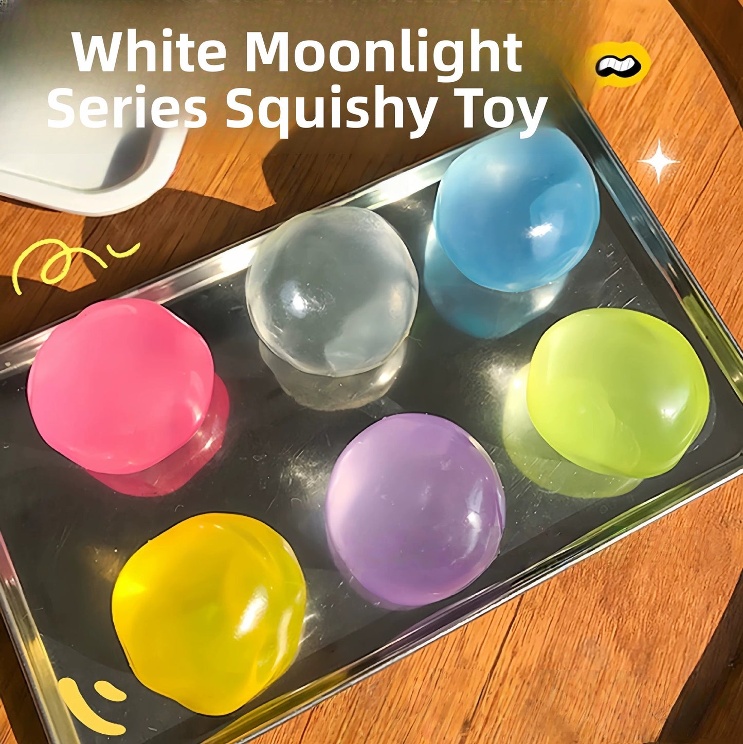 Coconut oil squeeze relaxation ball